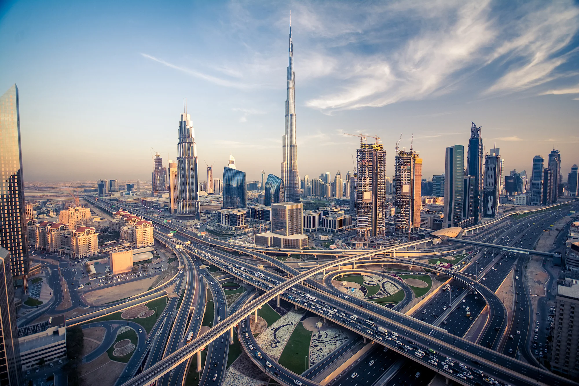 A view of Dubai