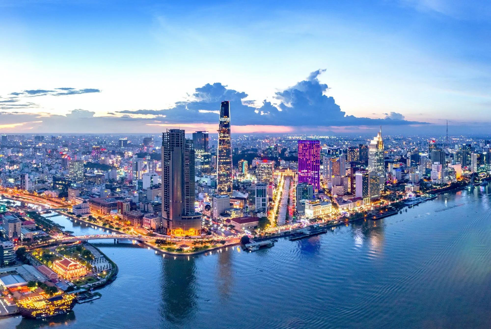 A view of Ho Chi Minh City